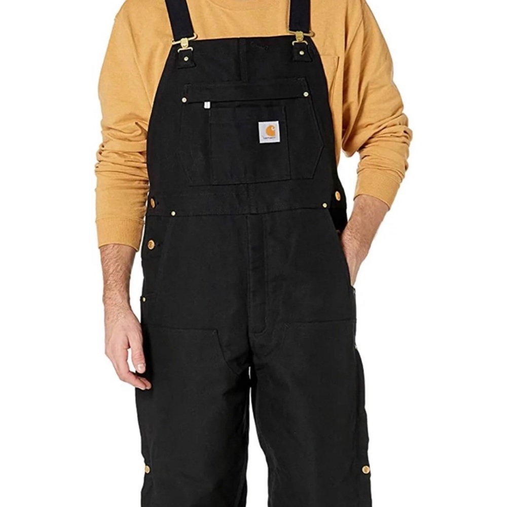 Carhartt Loose Fit Zip-to-Thigh Bib Overalls